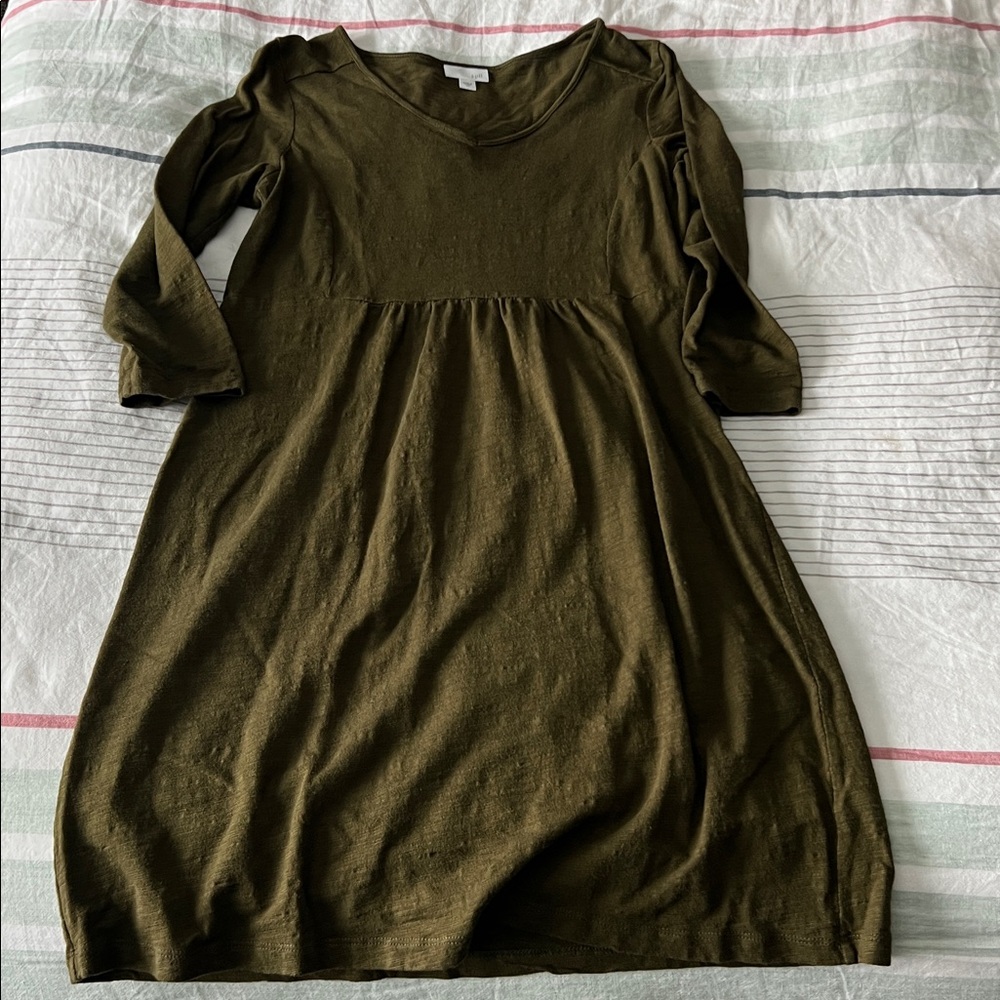J.Jill Army Green Women's knit Dress